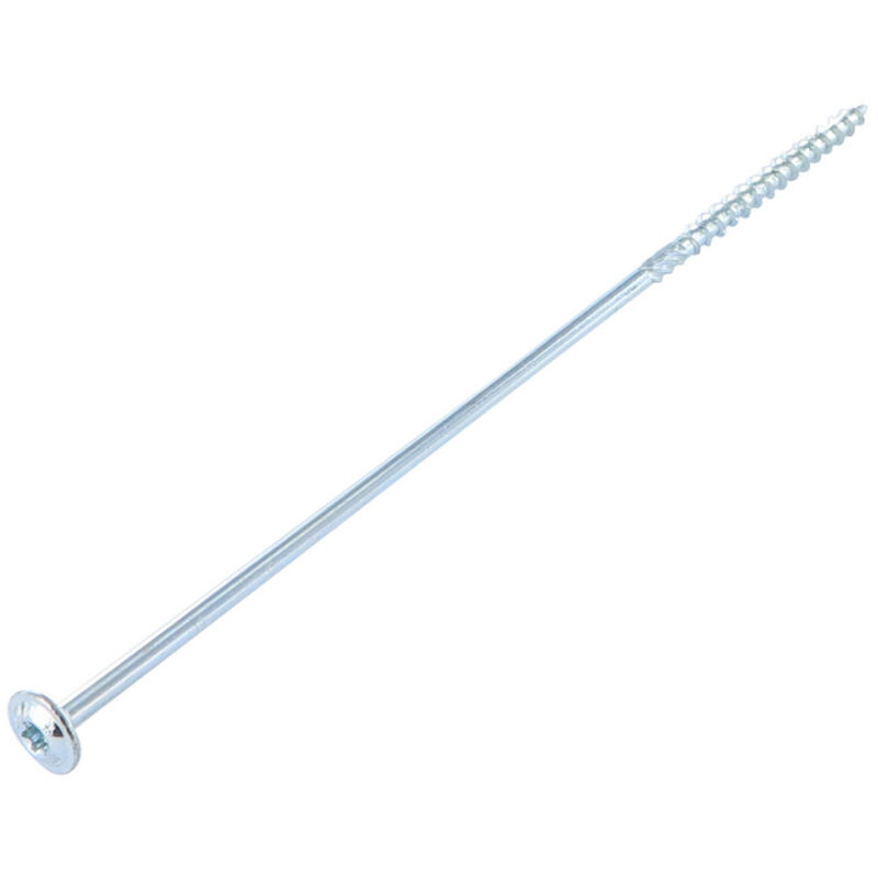 Vis bois Tekor Tête disque torx T40 Pointe antifendage cut type 17 8X260 Filetée sur 80 Acier zingué-20 pièces