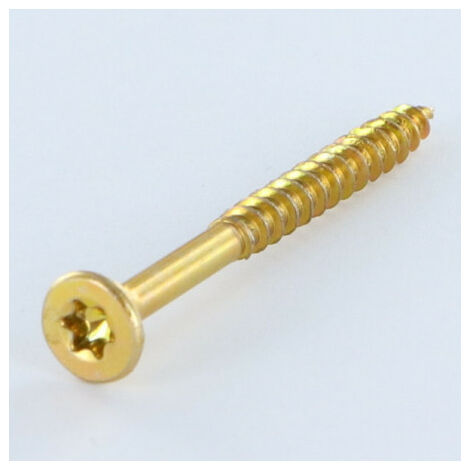 Vis bois et agglo TEKOR Tête fraisée TF Cranté 6X140 Filetée sur 70 TORX T30 ZBCR3+ Pointe antifendage cut type 17