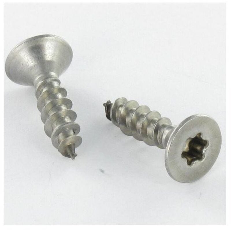 VBA Vis bois agglo Inox A2 Tête fraisée TF 3.5X40 Filetage total TORX T10-800 pièces