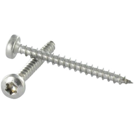 Vis bois et agglomeré savis vba Inox A2 Tête ronde TR 4X20 TORX T20