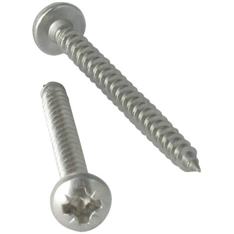 Vis bois et agglomeré savis vba Inox A2 Tête ronde TR Pozi 3X30