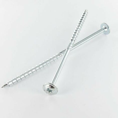 Vis bois et agglomeré savis vba Tête disque TORX T30 Pointe antifendage cut type 17 6X90 Filetée sur 50 Acier zingué