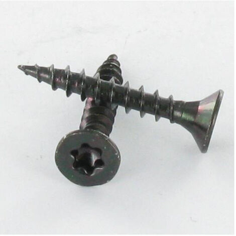 Vis bois et agglomeré savis vba Tête fraisée TF TORX T20 4X25 Acier zingué noir
