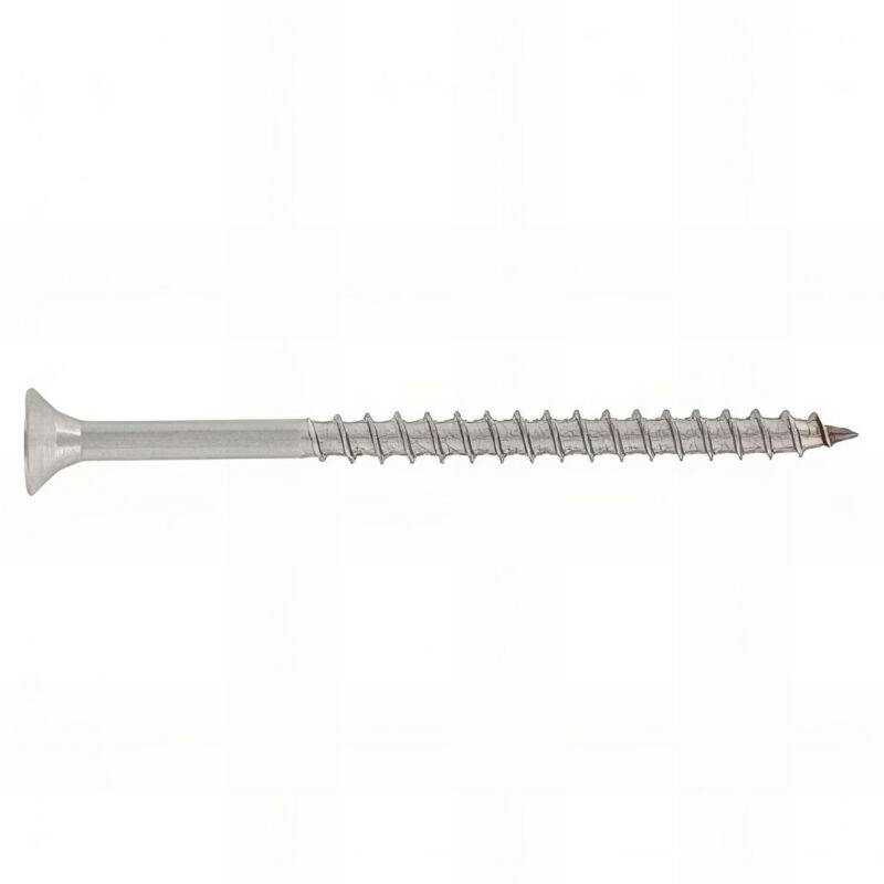 Vis bois F/Partiel tête fraisée Pozidriv d. 4,0 x 40 mm inox A2 - Boite de 200 pcs - VAPFC04040A2