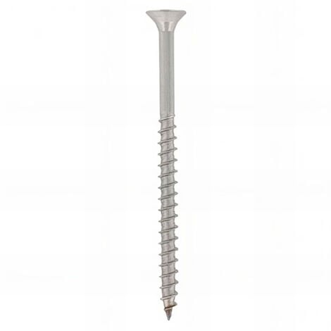 Vis bois F/Partiel tête fraisée Torx D. 6 x 140 mm INOX A2 - Boite de 100 pcs - Fixtout VAFXP06140A2
