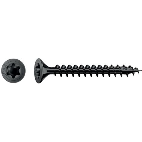 SPAX 1191040400353 Vis à bois 4 mm 35 mm T-STAR plus acier noir BLAX 200 pc(s)