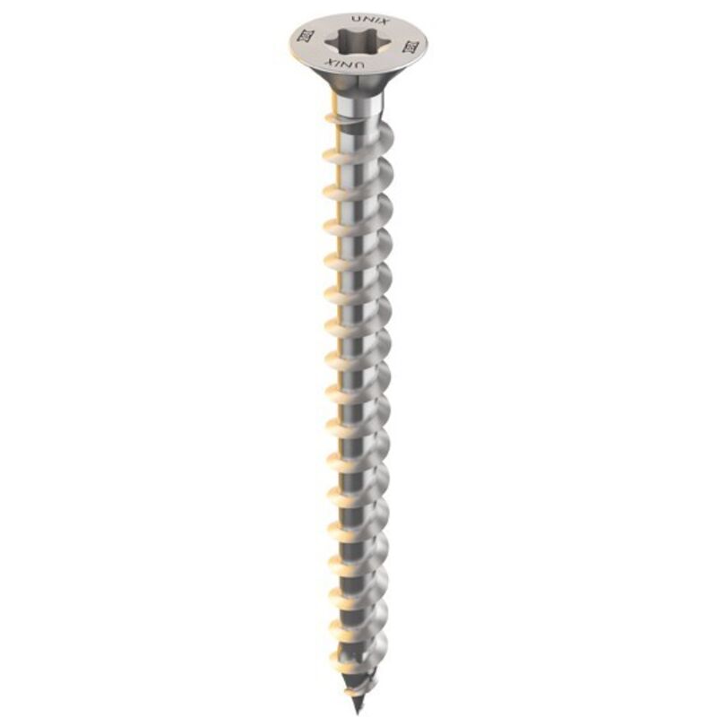 Vis bois Heco UNIX-top SeKo td 6,0x150 zingué Fraisé filetage total (Par 100)