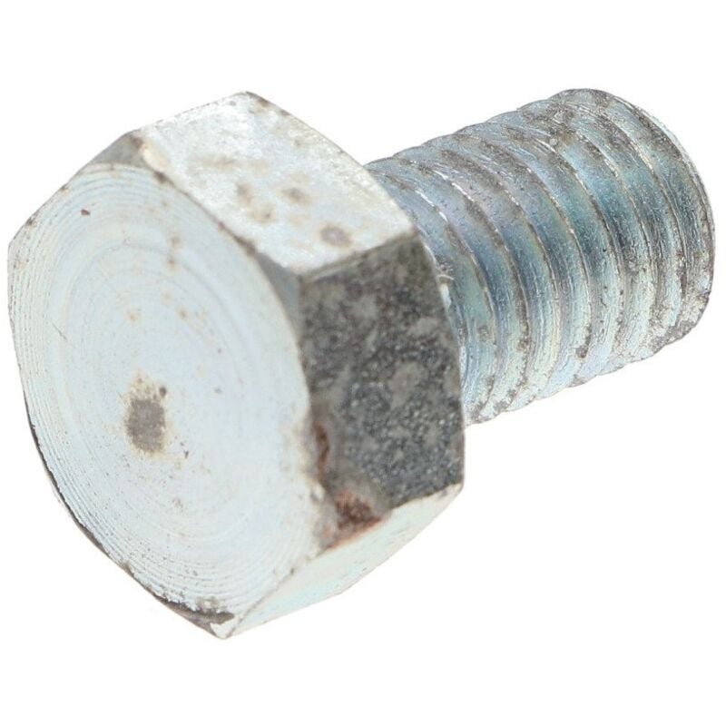 Vis Express - Vis métaux Tête hexagonale th M8X10 Classe 6.8 Acier zingué blanc-500 pièces