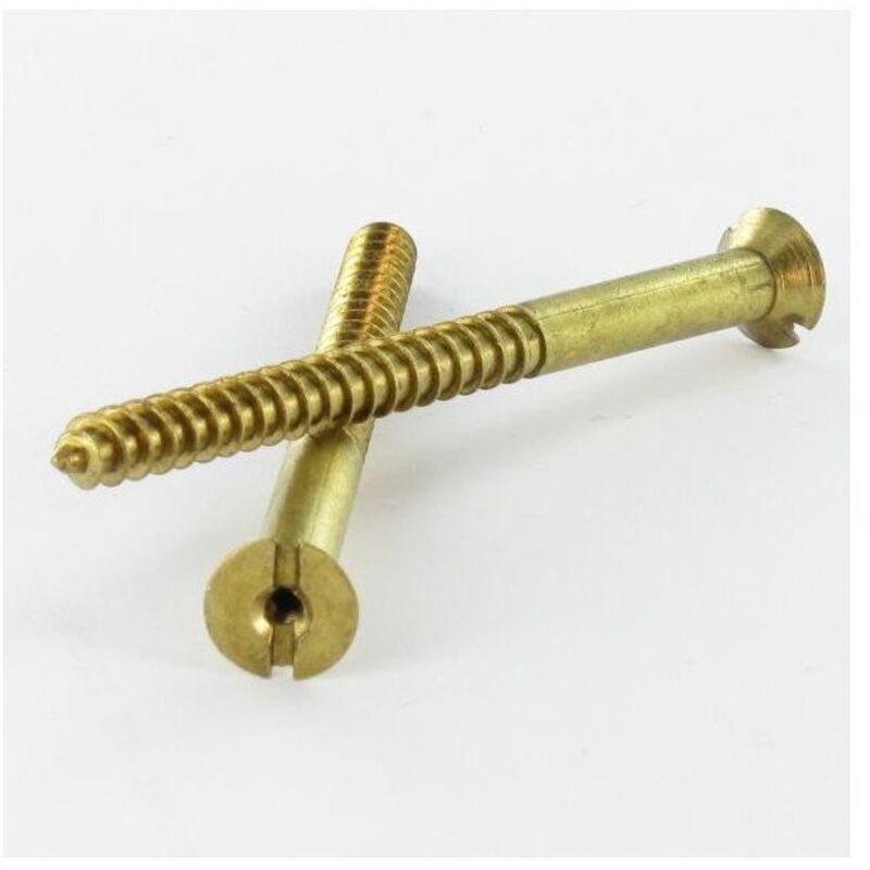 Vis Express - Vis bois Laiton 4X25 Percée et taraudée M3 Pas 60-200 pièces