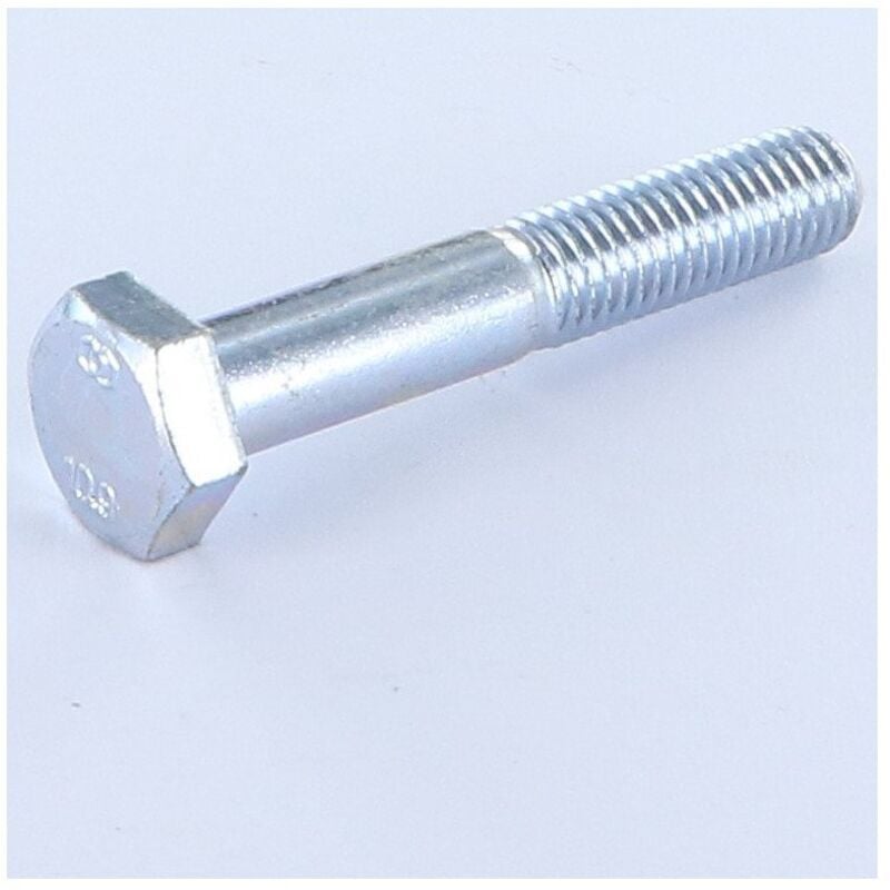 Corps de boulon filetage partiel Tête hexagonale th M6X60 Classe 10.9 Acier zingué-200 pièces
