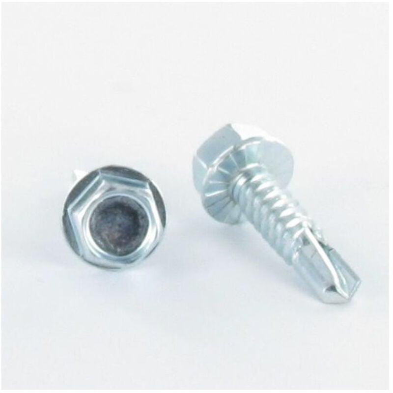 Vis Express - Ecrou Twolok cs(avec rondelle contact striée) M6 Rondelle M6X14.2X6.9 Acier zingué-200 pièces