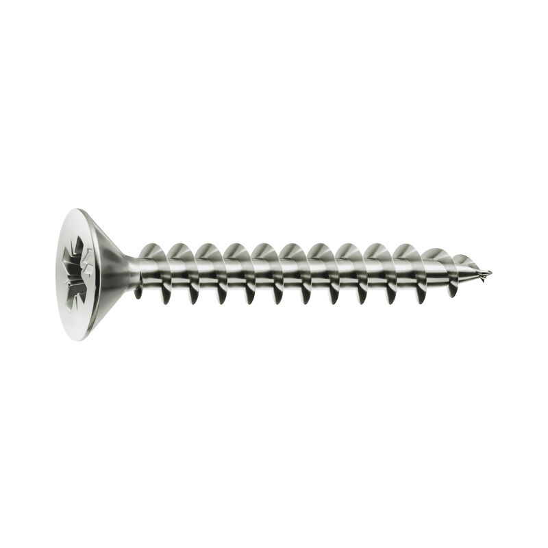 Vis bois aggloméré panelvit tête fraisée pz - Filetage : Partiel - Longueur (mm) : 140 - ø (mm) : 6,0 Mustad Vendu par : 100