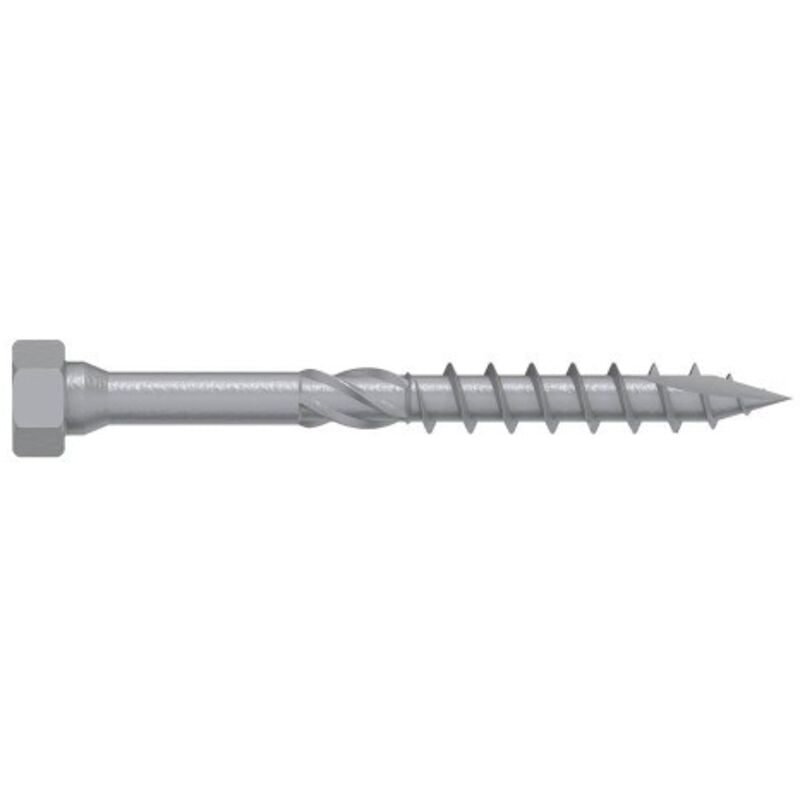 Vis à bois pour connecteur ss-h partiellement filetée tête h et empreinte Torx revêtement Impreg+ 12x80mm boîte de 25 p - simpson