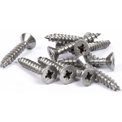 Vis bois PZ inox A2 filetage total