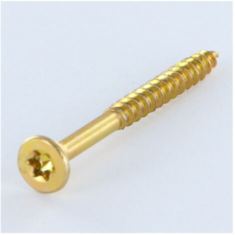 Vis bois TEKOR Tête fraisée Cranté 4X70 Filetée sur 42 TORX T20 ZBCR3+ Pointe antifendage type 17