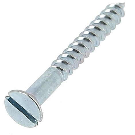 VIS BOIS TF 6X80 Z.BLANC DIN 97