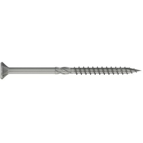 Vis bois tête fraisée - Pointe anti-fendage - Torx - Impreg®+ 6x100mm - T30 - Boite de 100