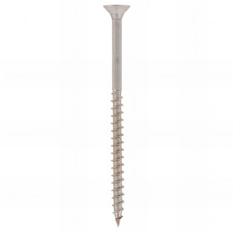 Vis bois tête fraisée Torx D. 8 x 60 mm INOX A2 - Boite de 100 pcs - Fixtout VABFX08060A2