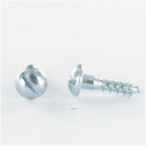 Vis bois Tête ronde TR Fendue 4.5X30 Acier zingué-1 pièce