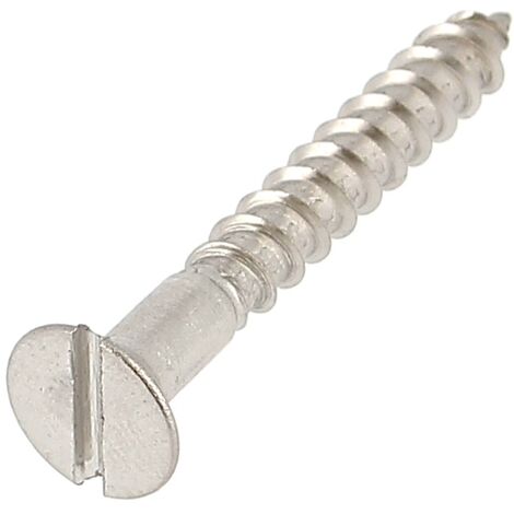 Vis à Bois Tête Fraisée Fendue Inox A2 DIN 97