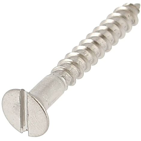 Vis à Bois Tête Fraisée Fendue Inox A2 DIN 97