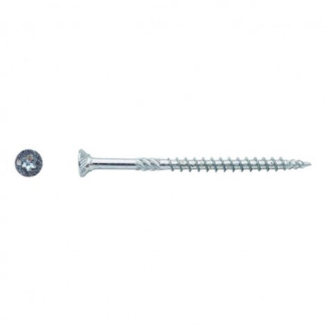 Vis bois TK3 tête fraisée Torx® filetage partiel Zingué - 4 x 60 mm- Vendu par 250