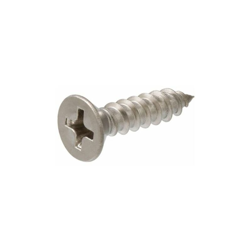 Vis à bois tête Plate Philips Rs Pro 12pouce, en Acier ( Prix pour Paquet de 100 )