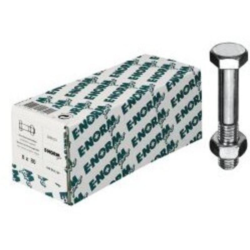 Vis + boulon din 601 Mu hdg M10x140 hp E-normpro Par 50)