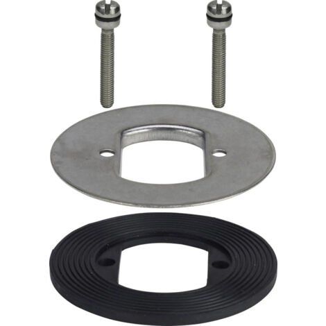 Vis, bride et joint pour bonde de douche TEMPOPLEX avec orifice 65 mm