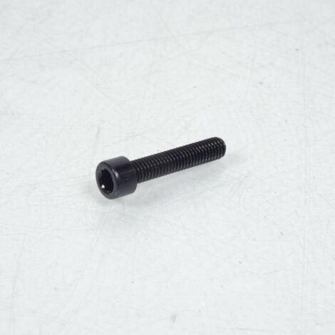 Vis BTR 5mm M6 pas 100 30mm anodisé Noir 3AS Racing pour moto