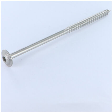 Vis charpente tête disque Inox A2 6X140 Filetée sur 70 TORX T25 Diamètre de tête: 15-1 piece