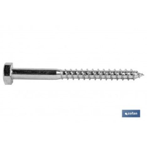 vis cofan din-571 c-6 m12x100 tête hexagonale résistance corrosion