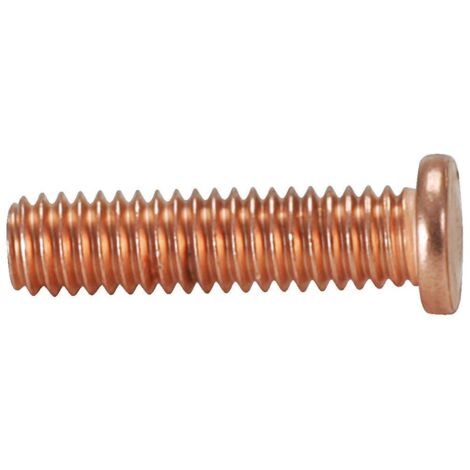 Vis cuivrées M4x16mm, pack de 100 100 pièces