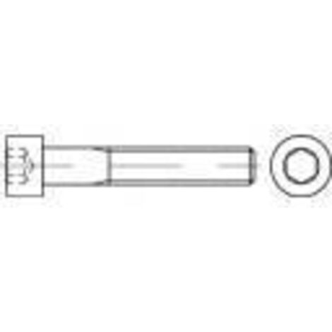 VIS CYLINDRIQUE 100 PC(S) M3 6 MM TÊTE CYLINDRIQUE 6 PANS INTÉRIEURS ACIER INOXYDABLE DIN 912