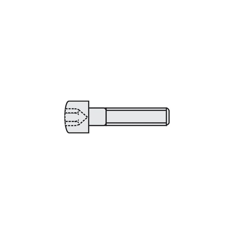 Vis cylindrique Toolcraft 839686 100 pc(s) M5 20 mm tête cylindrique 6 pans intérieurs acier din 912