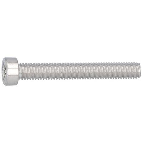 Vis cylindriques, TX, tête basse ISO 14580 A2 M 3X10