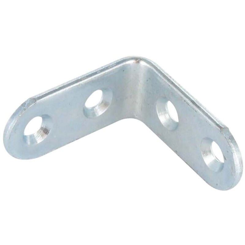 Equerres 4 Trous Diamètre de tête: 4.5 Acier zingué 52X52X15-100 pièces