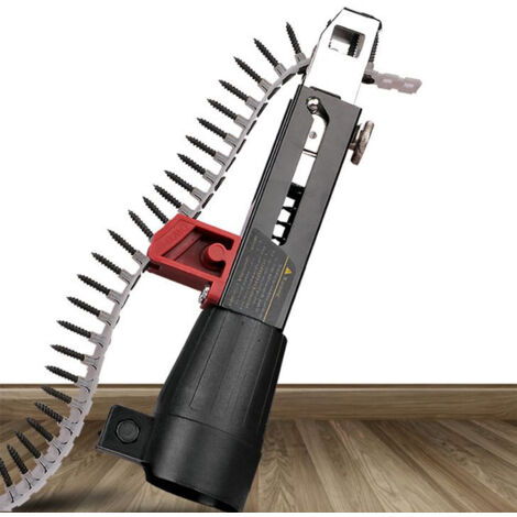 Vis D'Automatique À alimentation Automatique Driller Électrique Équipement pour Plaque de Gypse Bois Auto Feed Screw Driver Chain Screw Driller Adjustable Screw Length 230mm Premium Stainless Steel AB