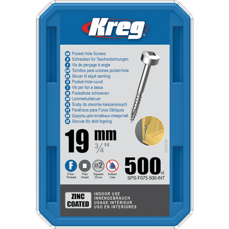 Vis de 19 mm x 500 SPS-F075-500-INT - KREG