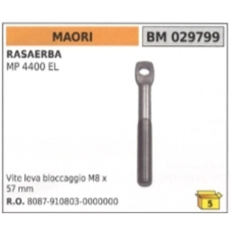 Vis de blocage du levier M8 x 57 mm Tondeuse MAORI MP4400EL 8087-910803-0000000