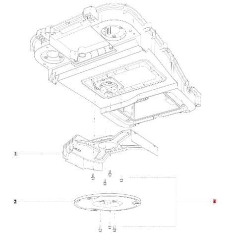 Vis de coupe M4X12 ORIGINAL BLUEBIRD robot tondeuse AB.50.0017.47