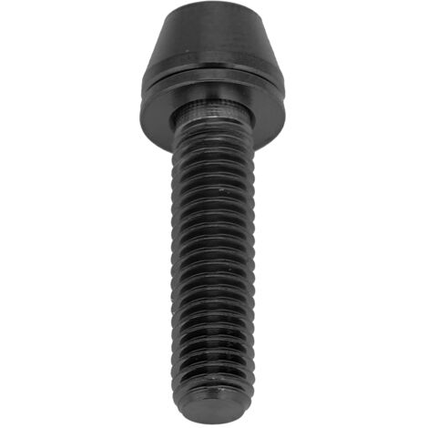 Vis de direction conique 8mm pour VTT, boulon M5x20 avec rondelle noire