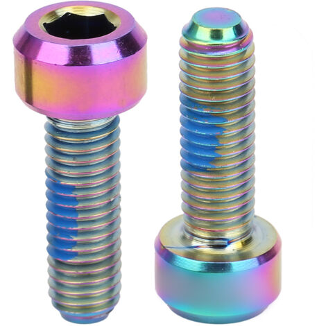 Vis de direction en alliage de titane pour vélo de route, bague de serrage pour tube de selle, accessoire de fixation durable.