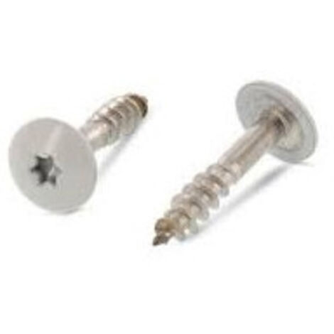 Vis de facade TORX T20 4.8X32 Diamètre de tête: 12.3 Inox A2 RAL7038-10 pièces