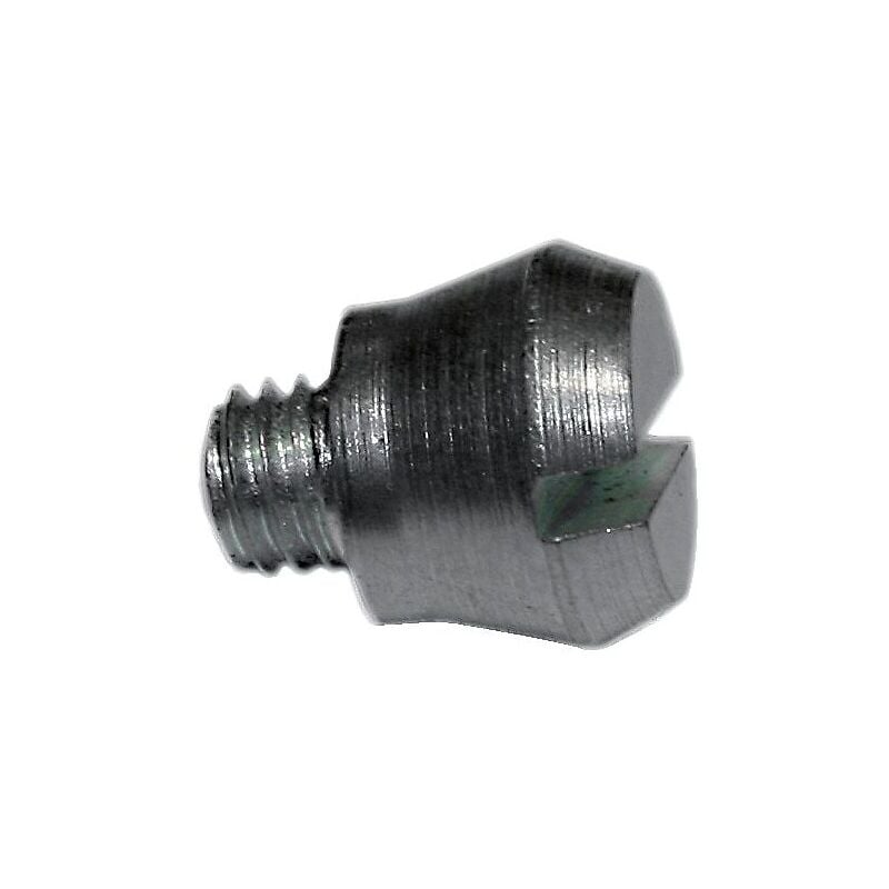 Vis de fixation de parecloses pas métrique acier zingué diamètre 5 mm, longueur filetage 10 mm, boîte de 100 pièces