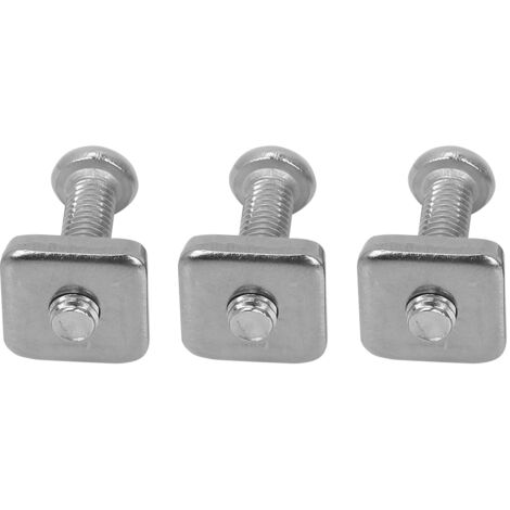 Vis de fixation pour aileron de surf, boulon pour longboard, vis à plaque unique (M5 x 19 mm)