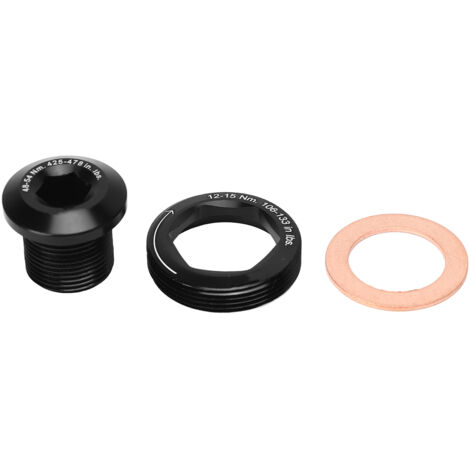 Vis de fixation pour manivelle de vélo en alliage d'aluminium M15 M26, boulon hexagonale pour entretien de transmission.