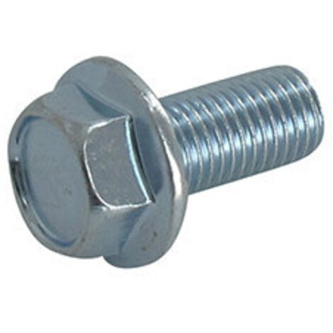 Vis de Lame à collerette adaptable pour HONDA. Remplace origine: 90105-950-710, 90105-960-710 - L: 20mm ,Ø: 10 x 1,25.