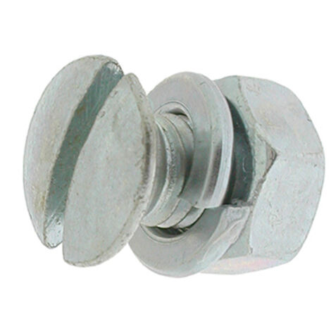 vis de lame avec écrou et rondelle adaptable pour brill et gardena - l: 16mm, ø: 8mm