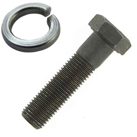 Vis de lame tondeuse 9.5 x 51mm 3/8 24 unf avec rondelle frein pour honda castelgarden ayp noma stiga snapper